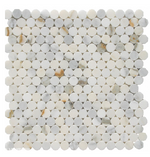 Calacatta Oro Penny Round Mosaic