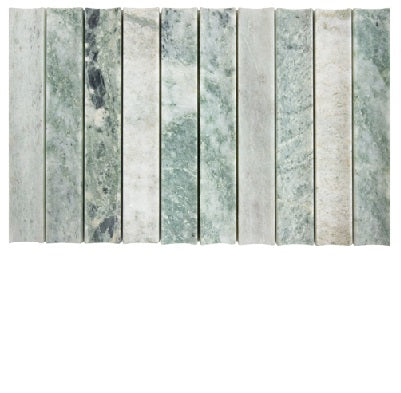 Mint Marble Concave Mosaic – Vivid Tiles And Design