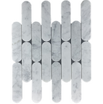 Carrara Connect Honed Mosaic