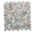 Rosa Norwegian Pink Penny Round Mosaic